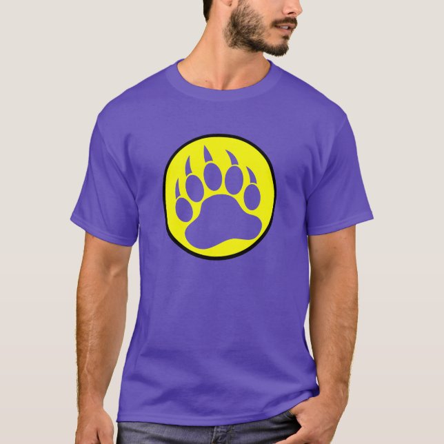 Camiseta Muy Guay Paw de oso en círculo (Anverso)