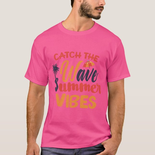 Camiseta Muy Guay Summer Vibes Beach Fun (Anverso)
