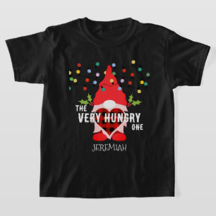 Camiseta MUY HAMBRIENTO UNO Gnomo de Navidad Familiar