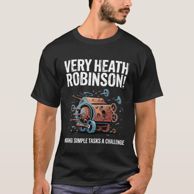 Camiseta ¡Muy Heath Robinson! - Contrapunto excesivamente c (Anverso)