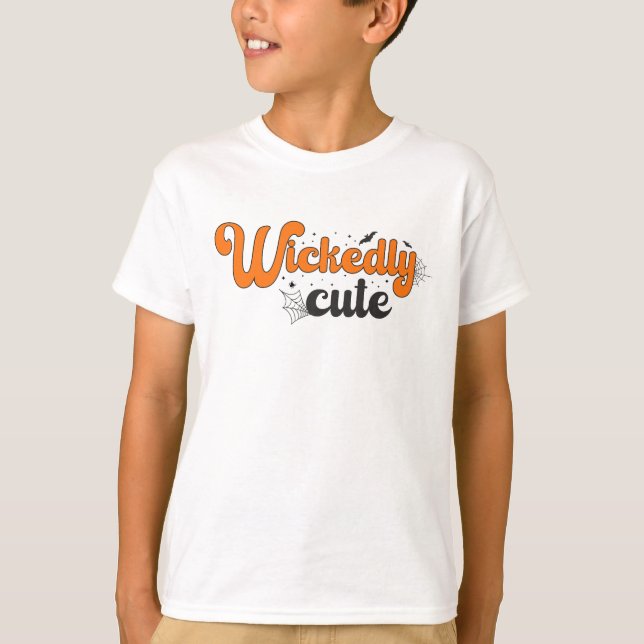 Camiseta Muy lindo - patrón para la mágica noche de Hallowe (Anverso)