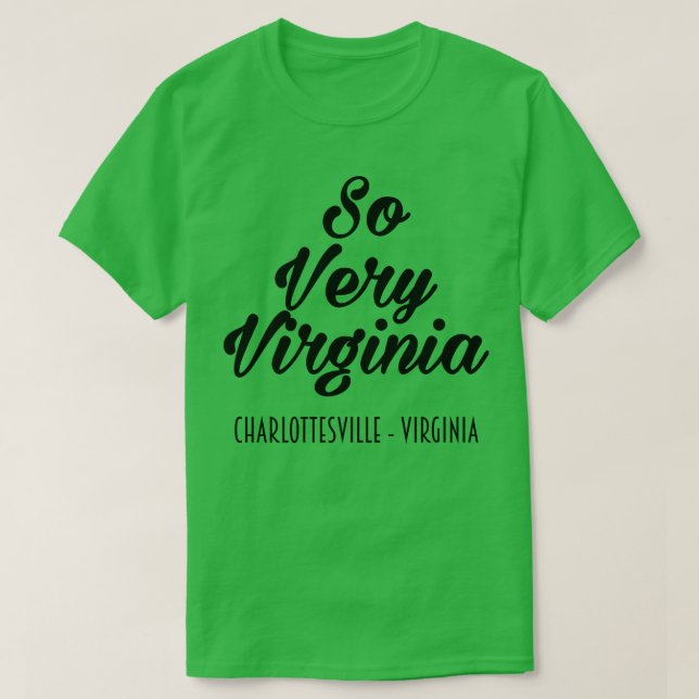 Camiseta Muy Virginia (Diseño del anverso)