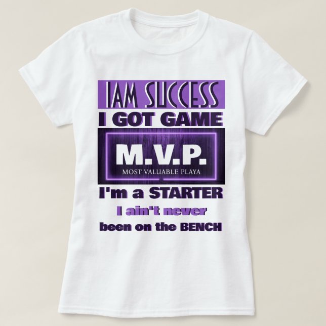 CAMISETA MVP (Diseño del anverso)