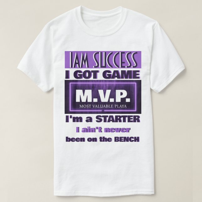 CAMISETA MVP (Diseño del anverso)
