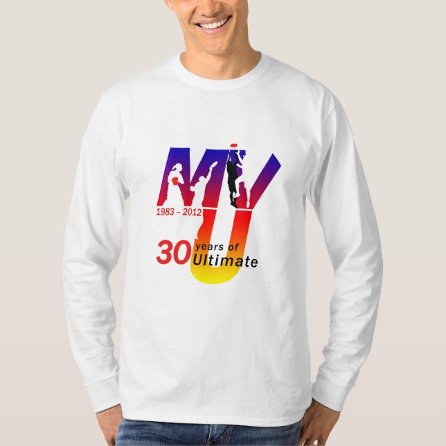 Camiseta MVU diseño del disco de 30 años (Anverso)