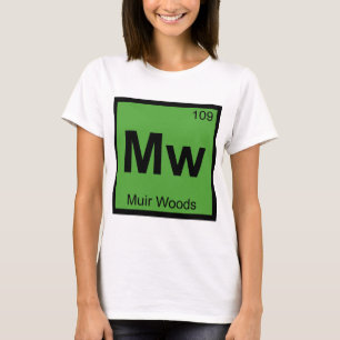 Camiseta Mw - Símbolo de la tabla periódica de química de M