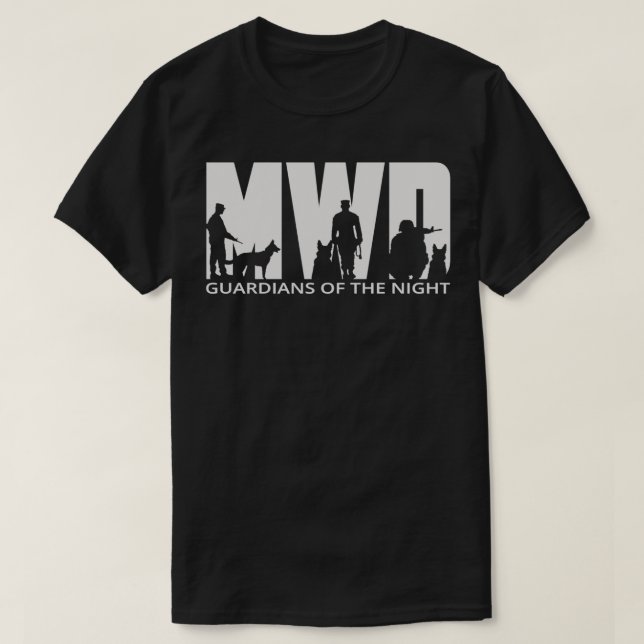 Camiseta MWD Guardians Of The Night (Diseño del anverso)