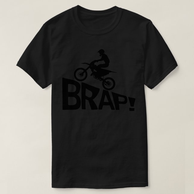 Camiseta MX Brap Dirt Bike Motocross 2 (Diseño del anverso)