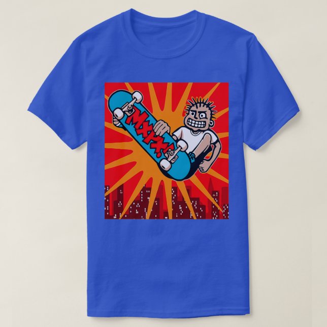 Camiseta Mxpx skateboard  (Diseño del anverso)