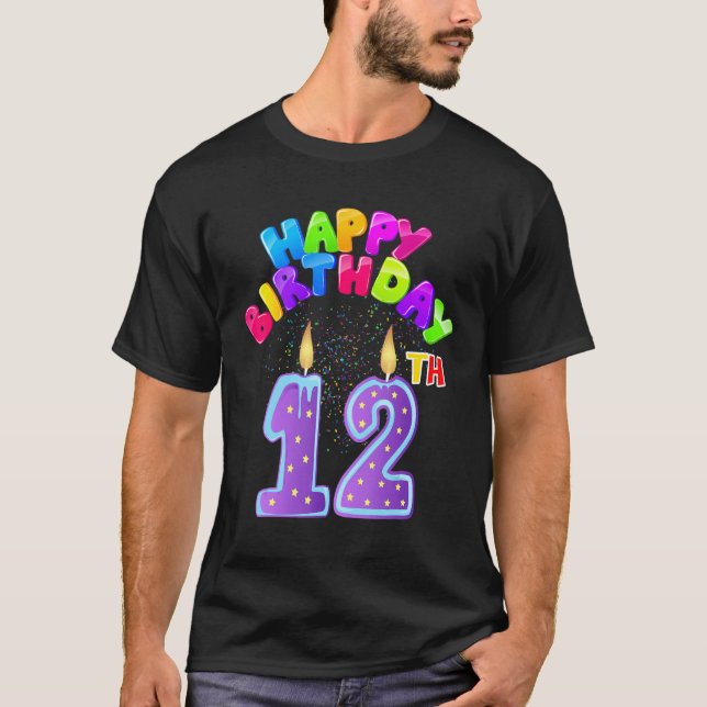 Camiseta My 12th Birthday (Anverso)