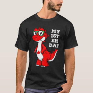 Camiseta My 1EH Day Funny Maple Leaf Canadiense Bandera Niñ