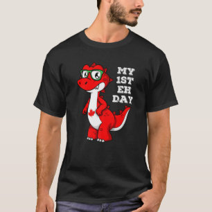 Camiseta My 1EH Day Funny Maple Leaf Canadiense Bandera Niñ