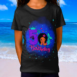 Camiseta My 5th Birthday Mermaid<br><div class="desc">My 5th Birthday Mermaid over a beautiful watercolor base</div>