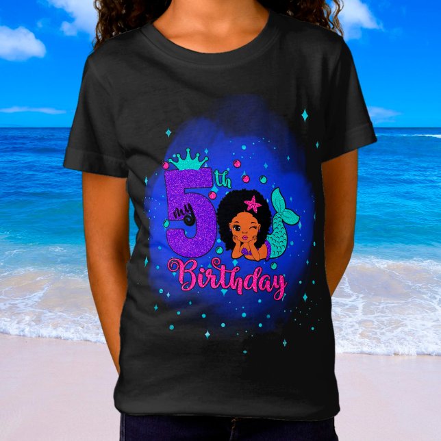 Camiseta My 5th Birthday Mermaid (Subido por el creador)