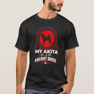 Camiseta My Akita Es Un Perro De Cachorro Antiguo