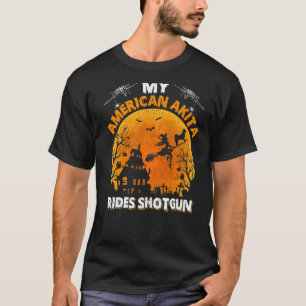 Camiseta My American Akita Ride Shotgun American Akita Dog