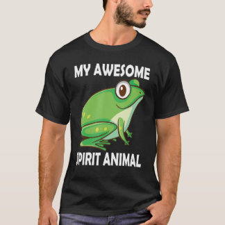 Camiseta My Awesome Spirit Animal Frogs  Frog Costume Amphi
