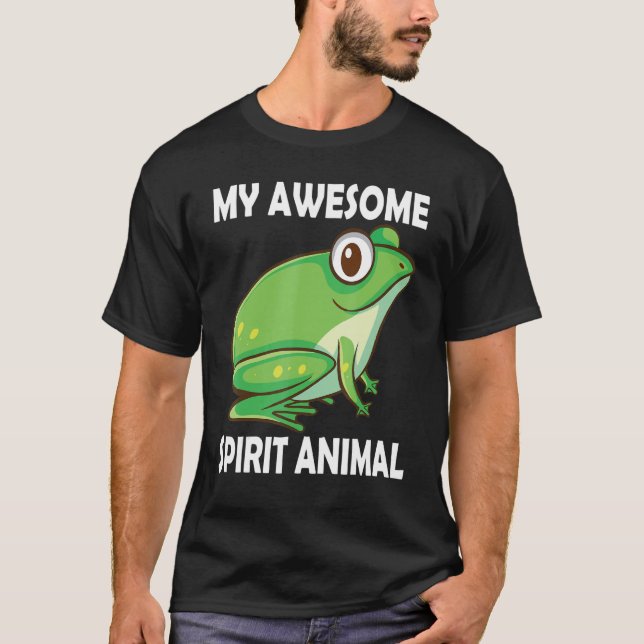 Camiseta My Awesome Spirit Animal Frogs  Frog Costume Amphi (Anverso)