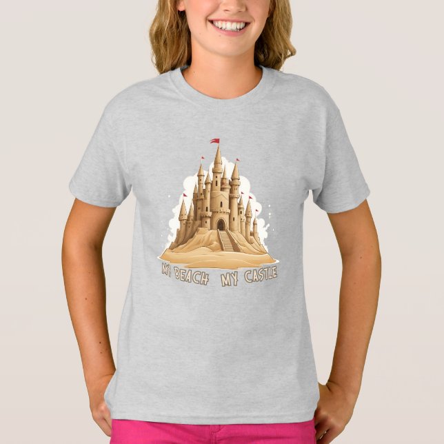 Camiseta My Beach, My Sandcastle (Anverso)