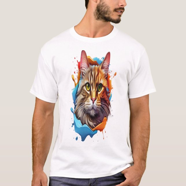 Camiseta My Beautiful Cat (Anverso)