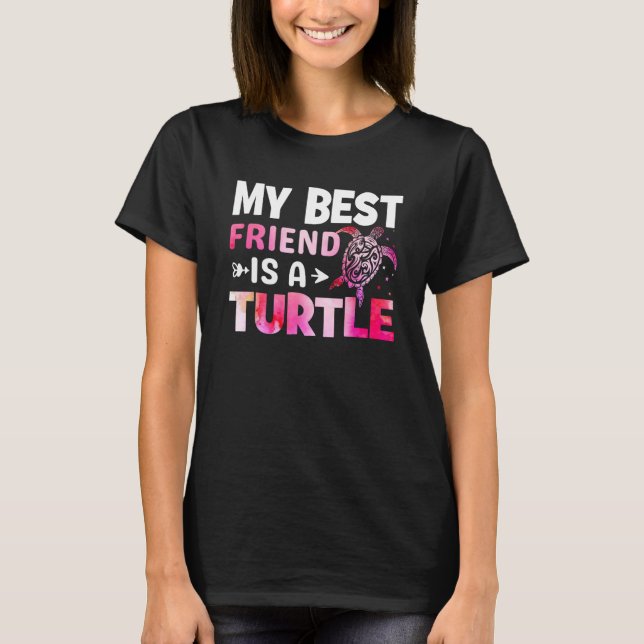 Camiseta My Best Friend Is A Turtle (Anverso)