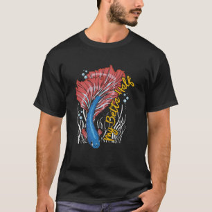 Camiseta My Betta Half Aquarium Fishshing Tank