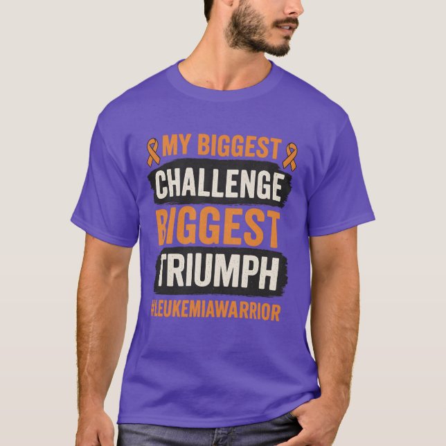 Camiseta My Biggest Challenge Will Be My Biggest Triumph (Anverso)