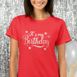 Camiseta My Birthday Shirt, Girl Birthday Party Shirt<br><div class="desc">This adorable birthday shirt is the perfect addition to any young girl's celebration. Designed specifically for birthday parties, it features vibrant colors and a fun, playful design that will make the birthday girl feel special on her big day. Made from soft, breathable fabric, this shirt ensures comfort while she enjoys...</div>