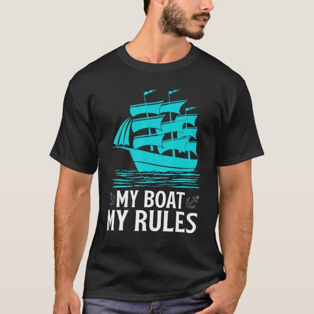 Camiseta My Boat My Rules (Anverso)
