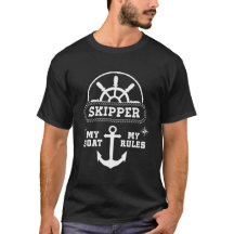 My Bote Rules Funny Nautical Skipper Cruise Ship