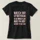 Camiseta My Boyfriend Is A Wrestler T. Wrestling Gear Wear (Diseño del anverso)