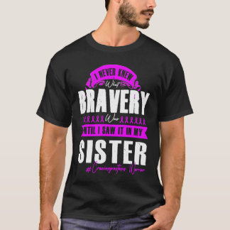 Camiseta My BRAVERY SISTER Craniosynostosis Warrior