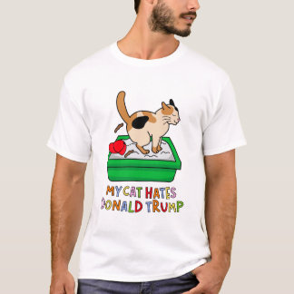 Camiseta My Cat Hates Donald Trump T-shirt