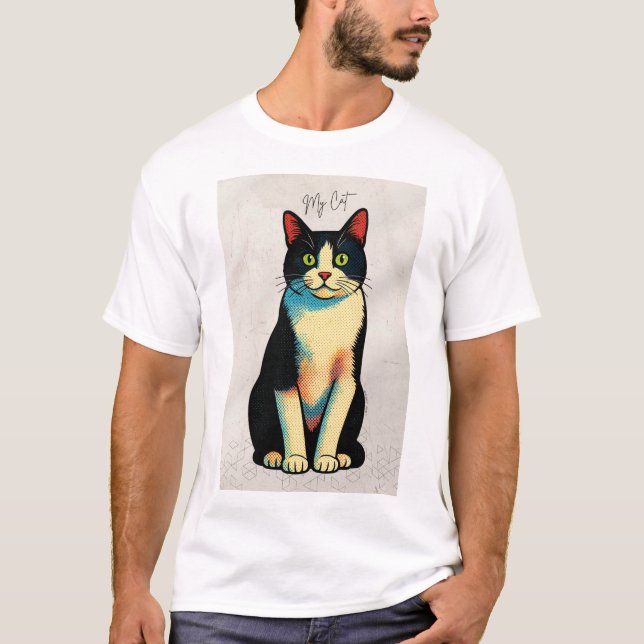 Camiseta My cat Tshort (Anverso)
