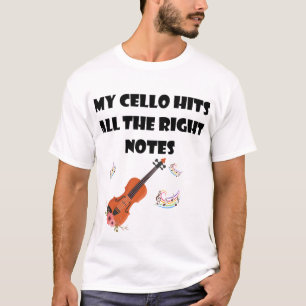 Camiseta My Cello Apunta A Todas Las Notas Correctas - Cell