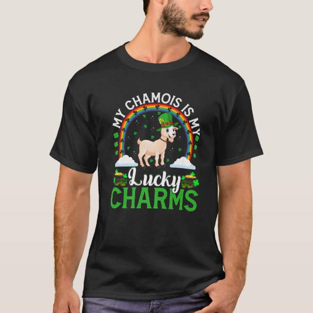 Camiseta My Chamois Is My Lucky Charms Funny Chamois St Pat (Anverso)