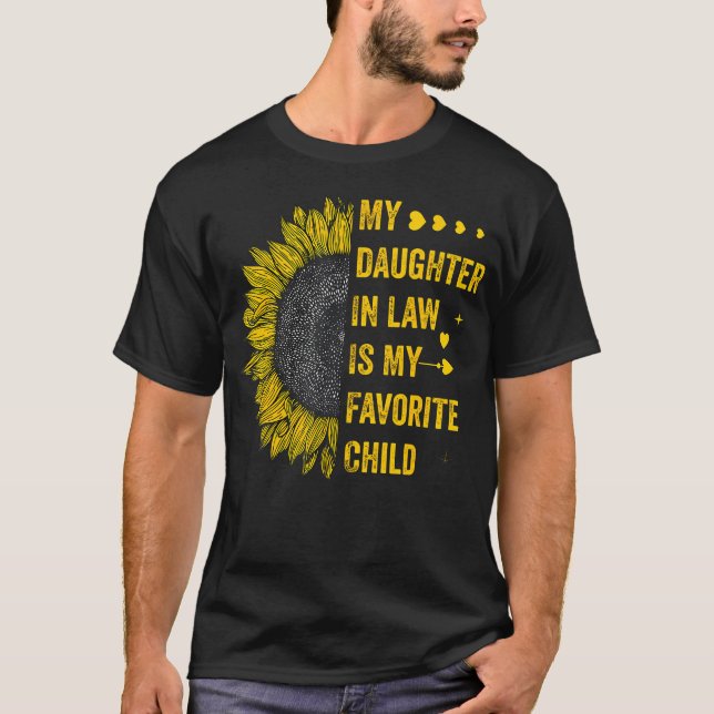 Camiseta My Daughter In Law Is My Favorite Child Family Mat (Anverso)