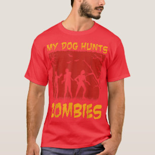 Camiseta My Dog acosa a los zoombis Perro de Halloween y a 