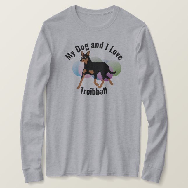 Camiseta My Dog and I Love Treibball Kelpie (Anverso del diseño)