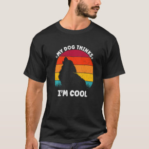 Camiseta My Dog cree que soy Guay retro para el premio de l