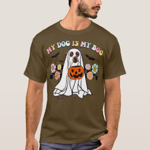 Camiseta My Dog Is Boo Funny Labrador Boo Ghost Lover Hallo