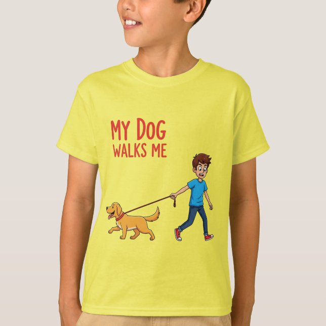 Camiseta My Dog, My Boss- T-shirt design  (Anverso)