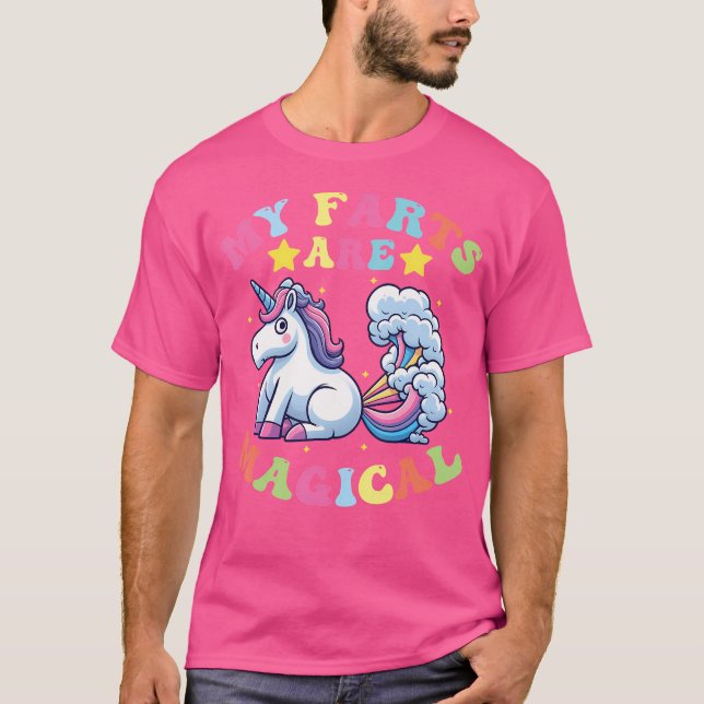 Camiseta My Farts Are Magical Funny Farting Unicorn (Anverso)