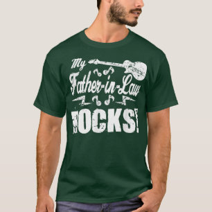 Camiseta My FatherinLaw sacude el rock de la guitarra y rol