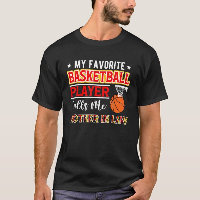 Camiseta My Favorite Basketball Player Calls Me Mother In L (Anverso)