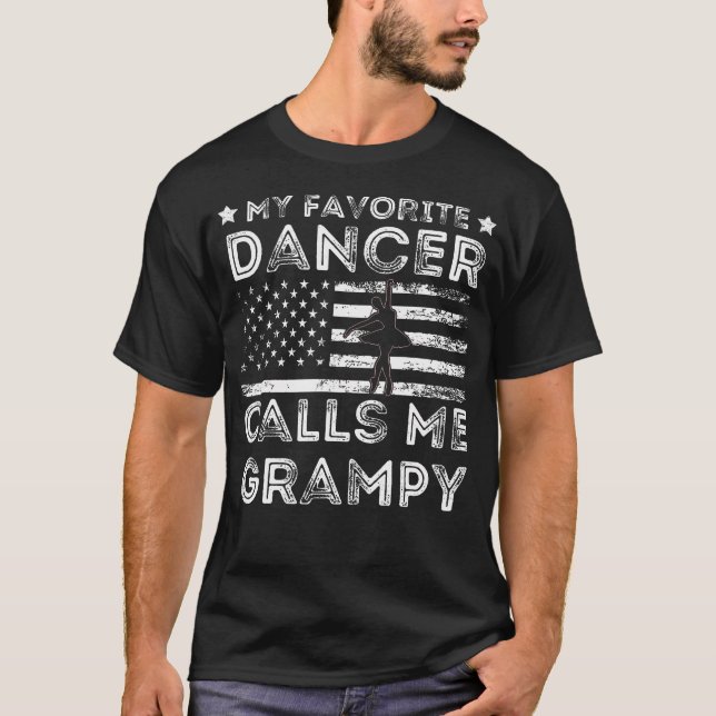 Camiseta My Favorite Dancer Calls Me Grampy Dance Ballet Fa (Anverso)