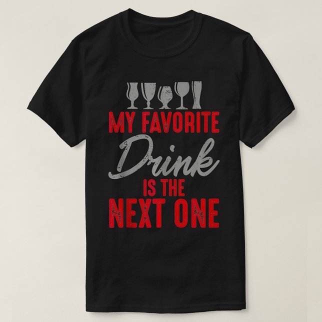Camiseta My favorite drink is the net one party graphic des (Diseño del anverso)