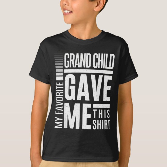 Camiseta My Favorite Granhild Gave Me This Men Fathers Day  (Anverso)