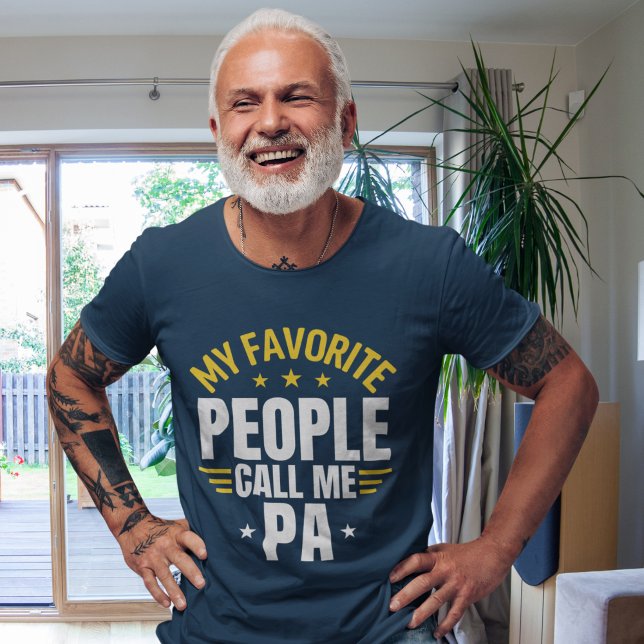 Camiseta My Favorite People Call me | Fun Gift for Grandpa (Subido por el creador)