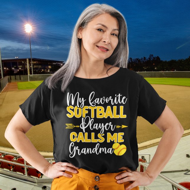 Camiseta My Favorite Softball Player call me Grandma (Subido por el creador)